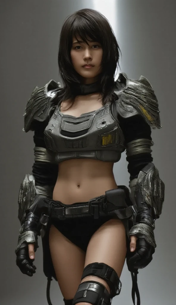 cyberpunk portrait of a female as a warrior cyborg, diffuse lighting, fantasy, intricate, elegant, highly detailed, lifelike, photorealistic, digital painting, artstation, illustration, concept art, smooth, sharp focus, art by john collier and albert aublet and krenz cushart and skunkyfly and alphonse mucha