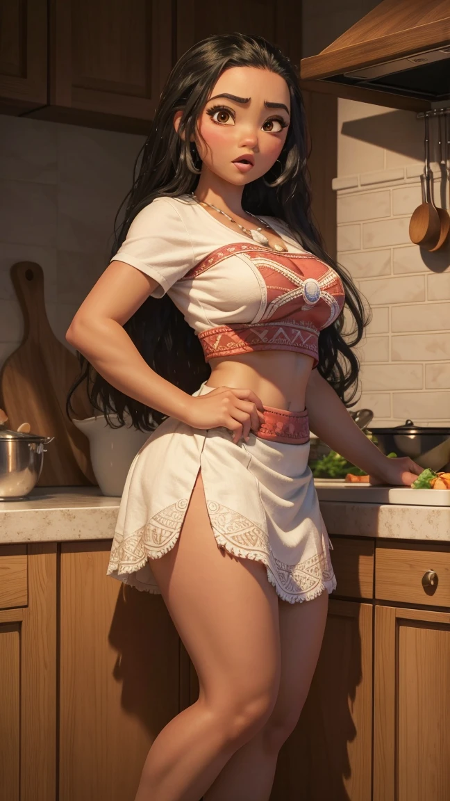 Realistic pilipina wearing a snow white costume The background is dessert and camel.