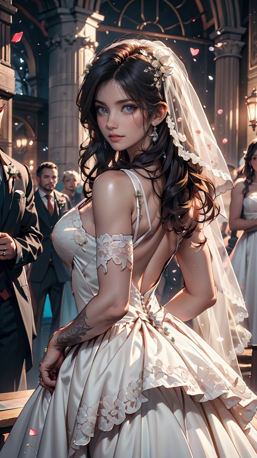 (16k, RAW photos, top quality, masterpiece:1.5), (realistic, photorealistic:1.37), (ultra detailed:1.5), (high detail skin:1.5), 8k UHD, (full body:1.1), dslr, high quality, film grain, shining Nordic eyes, professional lighting, photon mapping, ((group portrait:1.5)), Neo-Baroque, 3 ultra sexual victorian era Hungarian females xix century females, FF cupped large breasts, facing the camera, hazel hair, red lips, pretty features, Wadim Kashin, James Gurney, Ink, splash art", amazing beauty, Royo, Bak, hyper detailed Splash art modern European ink painting ornate and elaborate, dynamic, Neo-Baroque, full body shot, walking towards the camera, game of thrones themed, the Lannister’s, ((ultra sharp focus:1.5)), hyper detailed features, ((super sexy mini bridal gown:1.5)),