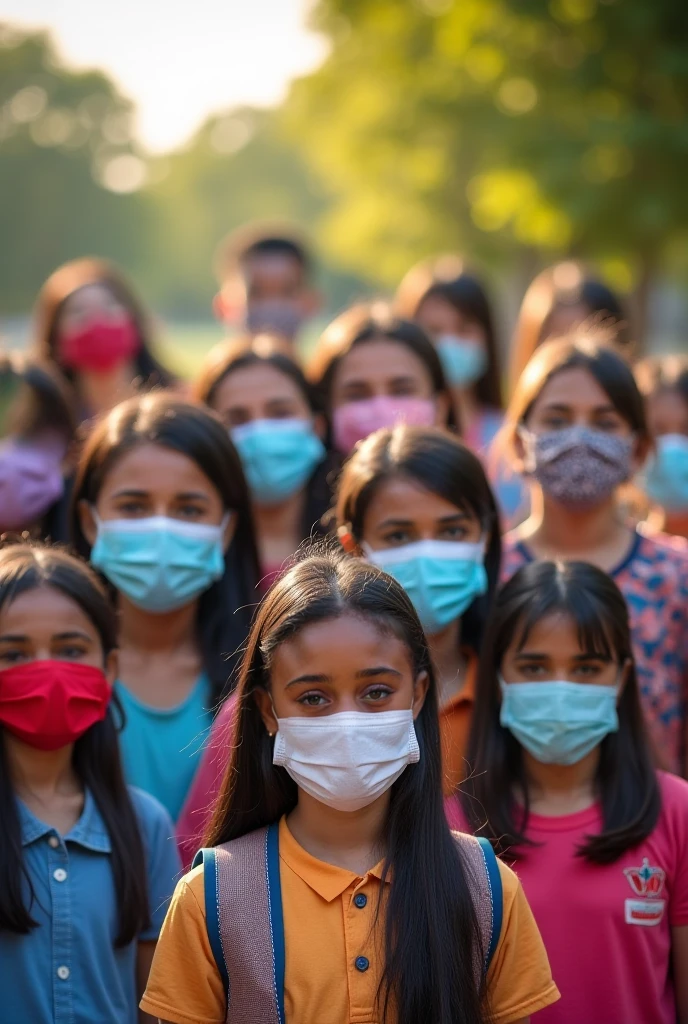 A vaccine campaign photo