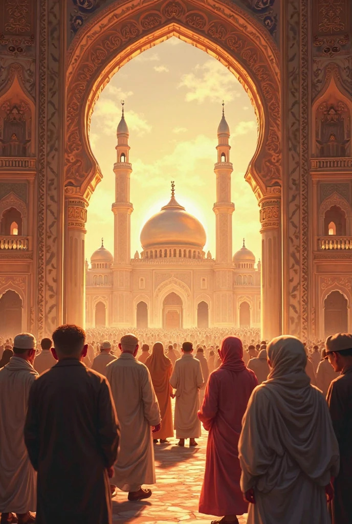 Arab youth who bow down to God