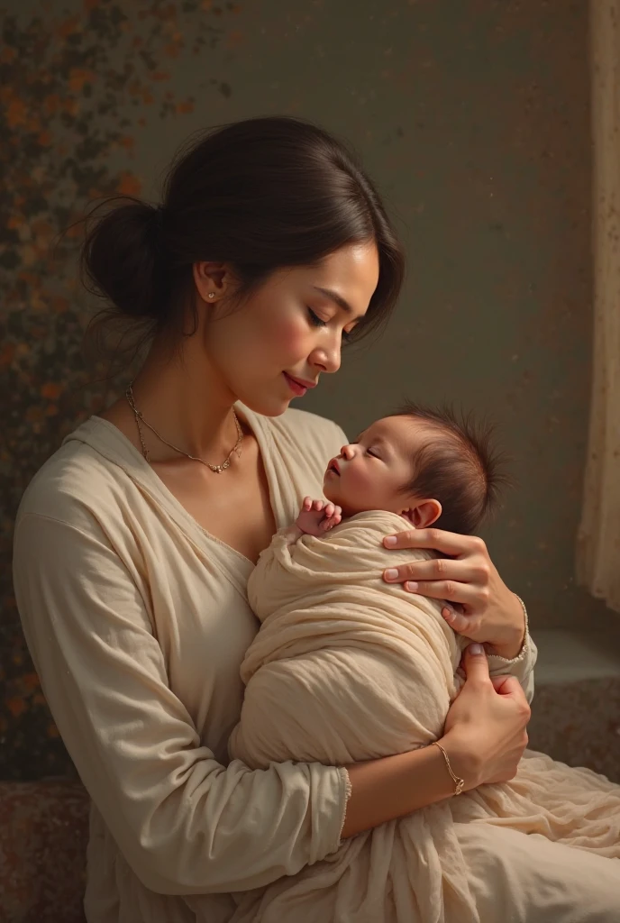 Maya, who lives in a village called Suangam, becomes the mother of a new child.