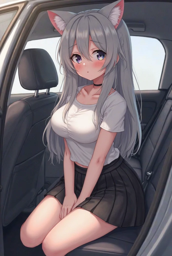 (Anime Pictures、top-quality)、​masterpiece、extremely delicate and beautiful、A highly detailed、nffsw、Unity、2k wallpaper、astonishing、finely detail、Highly detailed ticker Unity 8k wallpaper、ultra-detailliert、hight resolution、absurderes、1girl in、Sit in the driver's seat of the car、Angle from the side、View car navigation system、full-length、（Car navigation screen）、Soft light、a beautiful detailed girl、Detailed finger、Beautiful profile、beautiful detailed nose、beatiful detailed eyes、long eyeslashes、cute little、20yr 、Lifelike face、(A smile、closes mouth)、Two legs with beautiful details, girl naked, giant round beautiful breasts fully exposed, plump Adeola’s exposed, woman naked completely, massive heavy giant muscular breasts, full body view, esbian, sexy