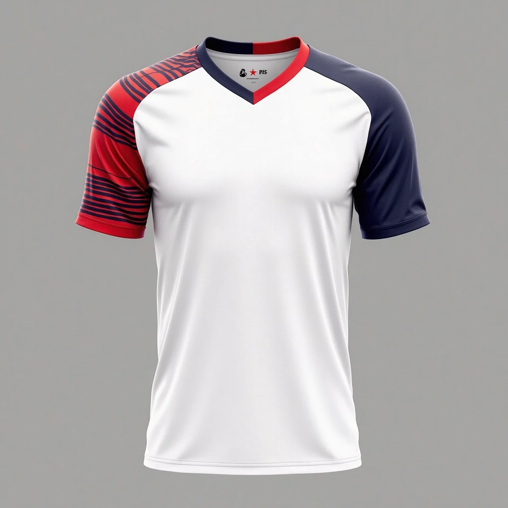 A white Canada sports t-shirt with maple leaves
