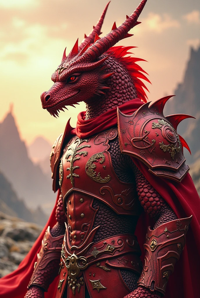 The Oriental dragon always wearing armor,Revealing the heavy breath of ancient times,Behind is the scene of destruction,There was thunder and lightning in the sky,But there is a holy dawn