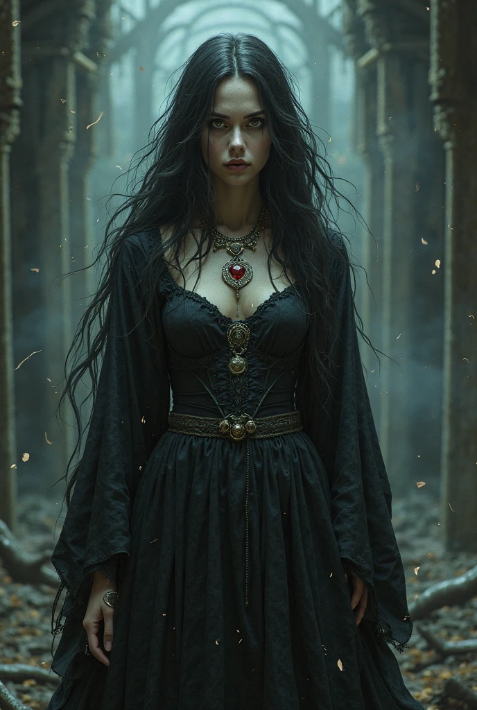 The evil saint。A wicked woman like the Virgin Mary。