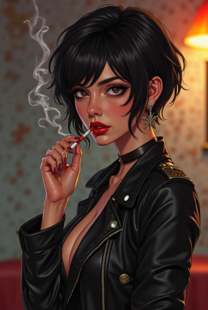 Johana Constantine comic smoking