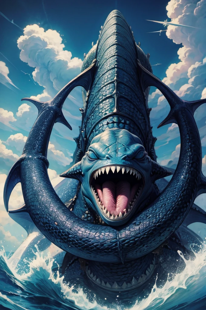 Kraken geography data in detailed hyper-realistic photography.