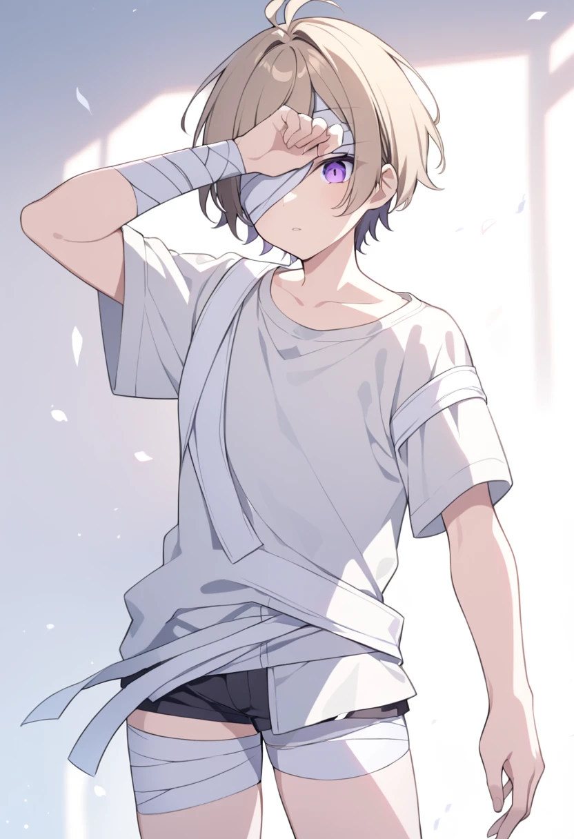 Masterpiece, Best quality, High quality, 1boy, Solo, Male focus, view the viewer, Upper body, nanase_Haruka