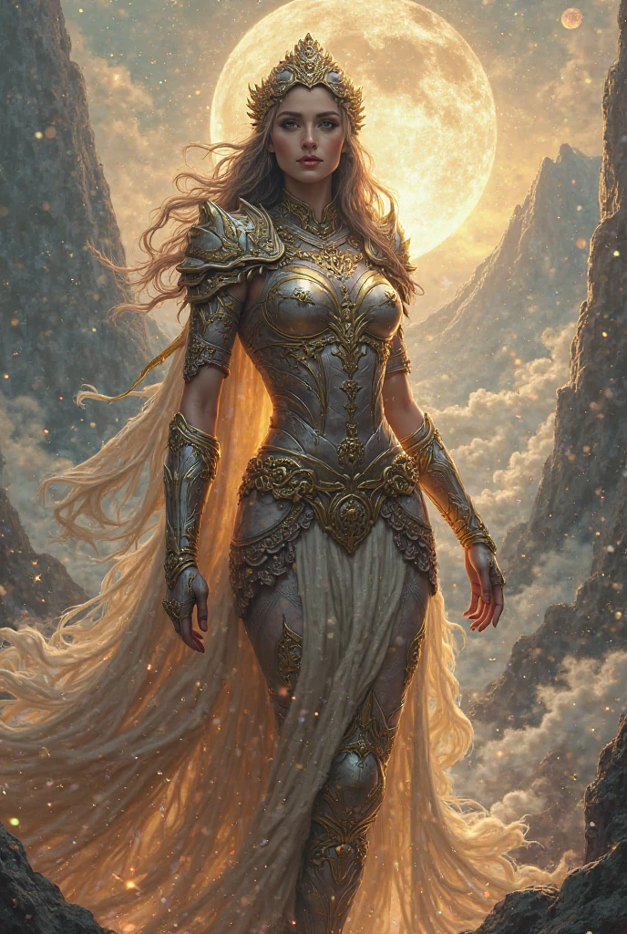 arafed woman in armor with a sword and a sword in her hand, goddess. extremely high detail, epic fantasy art style hd, karol bak uhd, fantasy woman, epic fantasy digital art style, a beautiful fantasy empress, detailed fantasy art, epic fantasy art style, detailed fantasy digital art, beautiful fantasy maiden, fantasy art style, fantasy style art