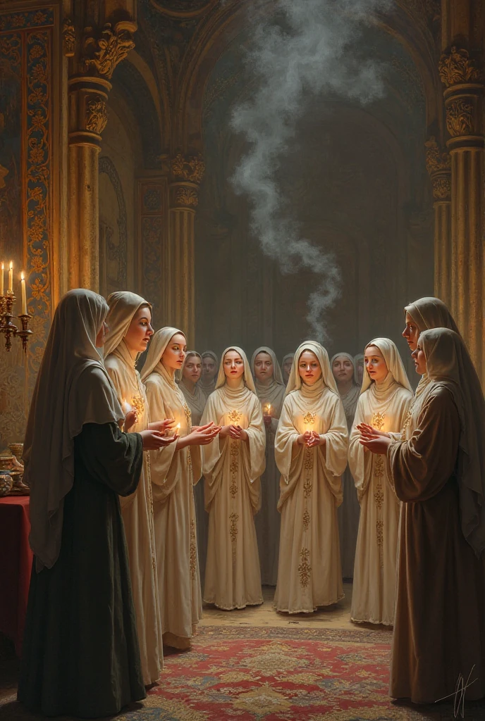Hebrew women praying