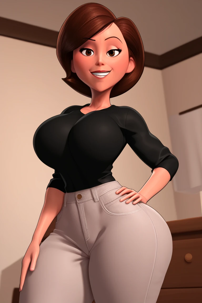 Anna de Arendelle, (melhor qualidade:1.4),(pele brilhante), foco corporal, (rosto fofo), obra de arte, ultrarealista, (((melhor qualidade))), ((lindo Finger)), , lindo body, Design de personagem Lindo, ,lighting perfeita, Colorida, brilhante_lighting, ultra high resolution, high resolution, absurdos:1.2, Bokeh:1.2, Reflexo de lente, (vibrante_Cor:1.2), (coxas grossas:1.1), espesso,
Personagem feminina animada, smiling, curvy body, Pale skin, ((standing taking selfie showing ass)), ((naked breasts)), ((vestindo short de lycra preto ultra ajustado)), black lycra shorts, naked breasts, seios nus, colar de prata com pingente, Rugas, Red lips, Cabelo longo, ((shot from top)), Camera on top, (standing)