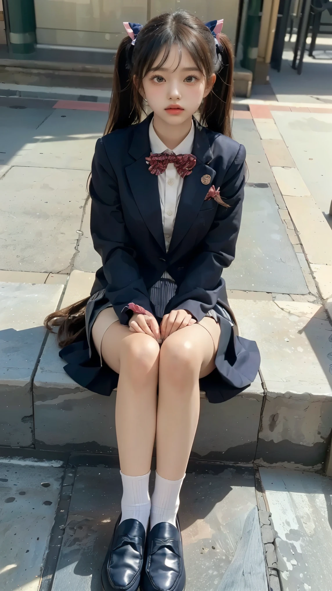 8K、cute、Adult Girls、uniform、suit、Displeased face