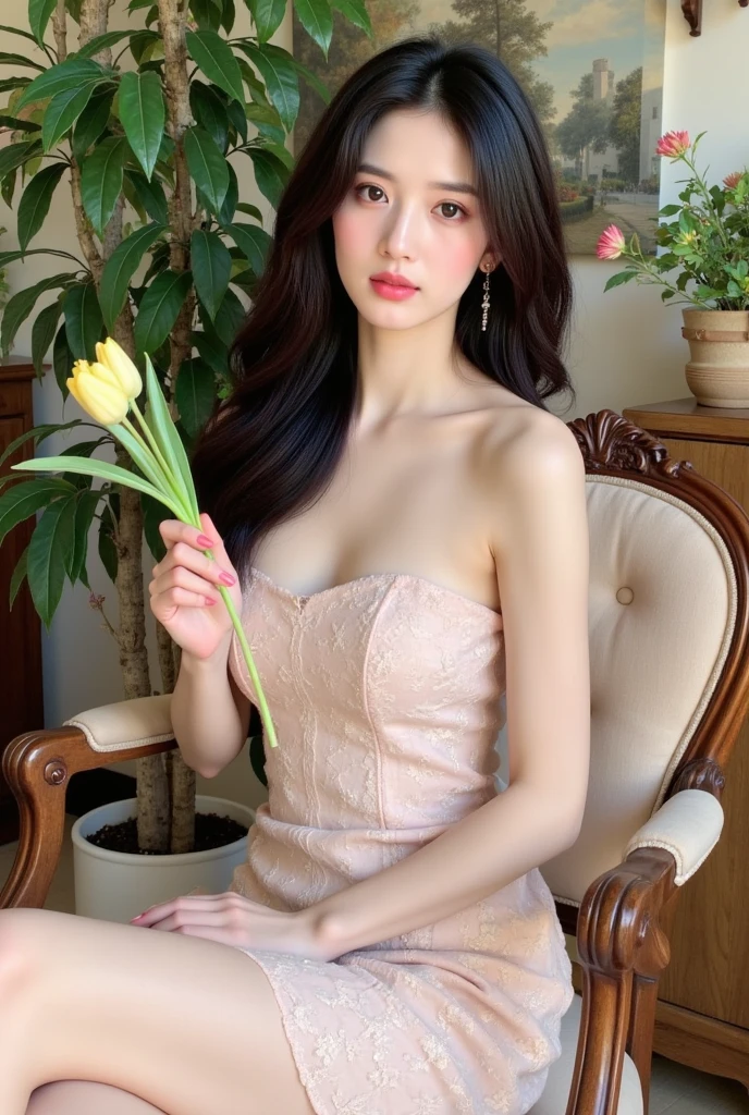 (1girl:1.3),realistic photograph, photorealistic:1.4
official art, ultra detailed, beautiful and aesthetic, beautiful, masterpiece, best quality, sitting down, spread legs, hands behind head,
big breasts,(naked), fingers spreading open,