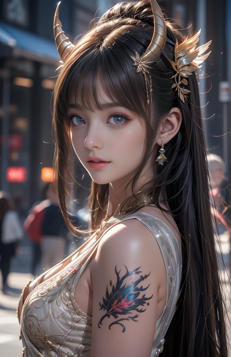 (msterpiece:1.3), (8k, RAW photo, best quality: 1.4), beautiful face, beautiful hairstyle, beautiful detailed eyes, beautiful skin, absurdres, attractive, ultra high res, highly detailed,NSFW, 3 girls in abandoned underground basement, big breast,facial close up,necklace,arms behind back,evil smile,knife,light long hair, ultra detailed skin,Heavy makeup, flower hairpin, naked,colorful patterned lace dress, dirty ground,on a rock,bondage,dirty rock,half body,