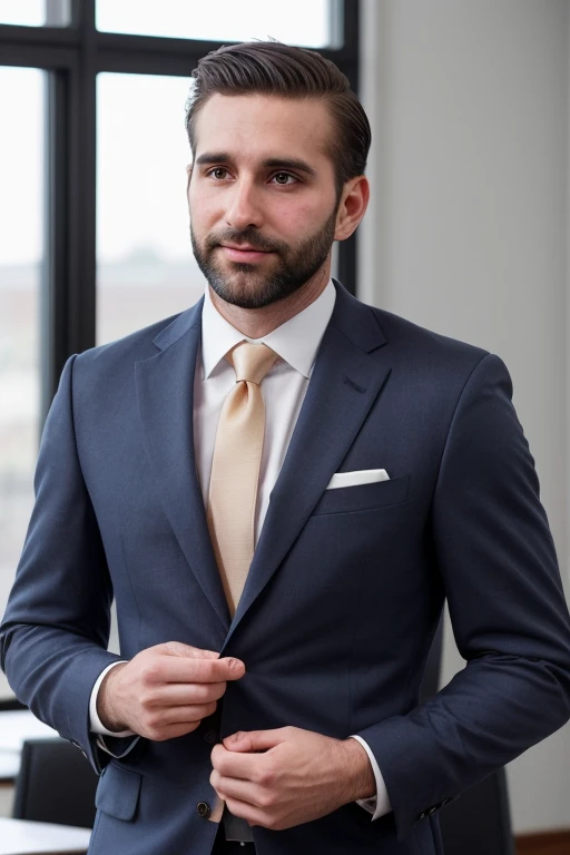 Base model of  a handsome middle age indian man , handsome face ,(penis),nsfw, homoerotic, grey hair, glasses ,  suit, office , cinematic, masterpiece 