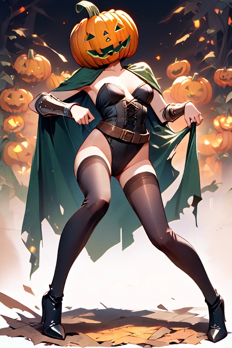 (a sexy witch,green hat,cleavage,halloween),oil painting, vivid colors,masterpiece:1.2,ultra-detailed, intense expression, flowing hair, enchanted forest, glowing moonlight,golden staff,spellbinding, ethereal beauty, dark lipstick,dramatic lighting,eye-catching, mysterious aura,spellbook,alpha female, seductive gaze, bewitching charm,dark fantasy,wisps of fog, enchanting atmosphere.