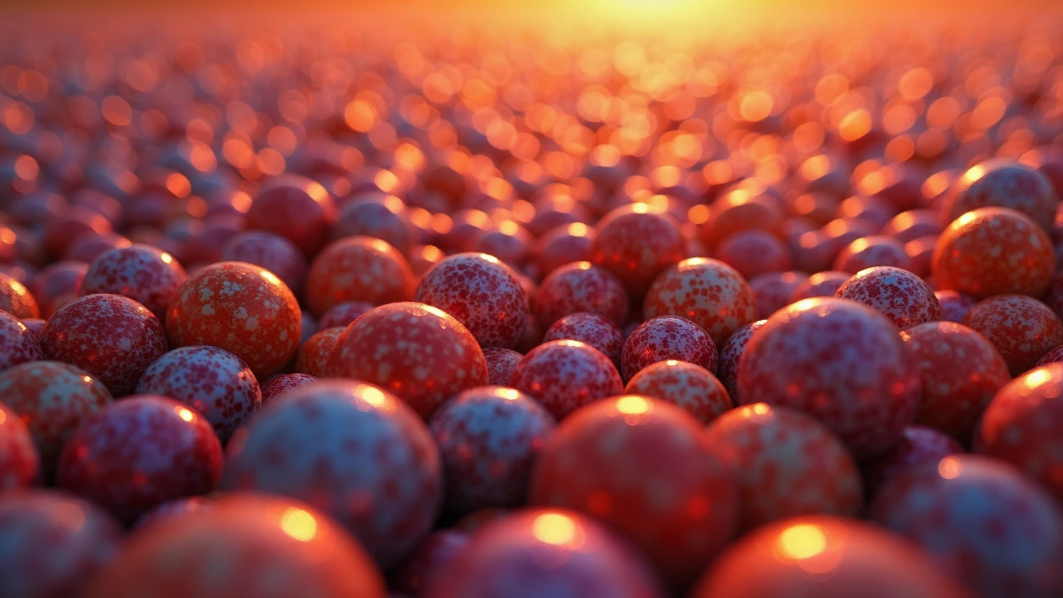 surface loop, repeating texture, different size balls, 8K, vibrant colors, wallpaper, high resolution, UHD, hyperdetailed, sharp focus, vivid colors, volumetric lighting, repeating texture, light atmosphere, From Above, above angle, ambers