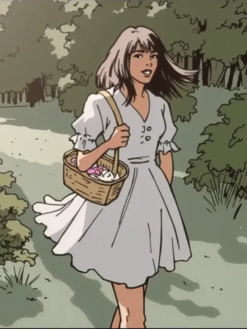 Dari gaya buku komik lama