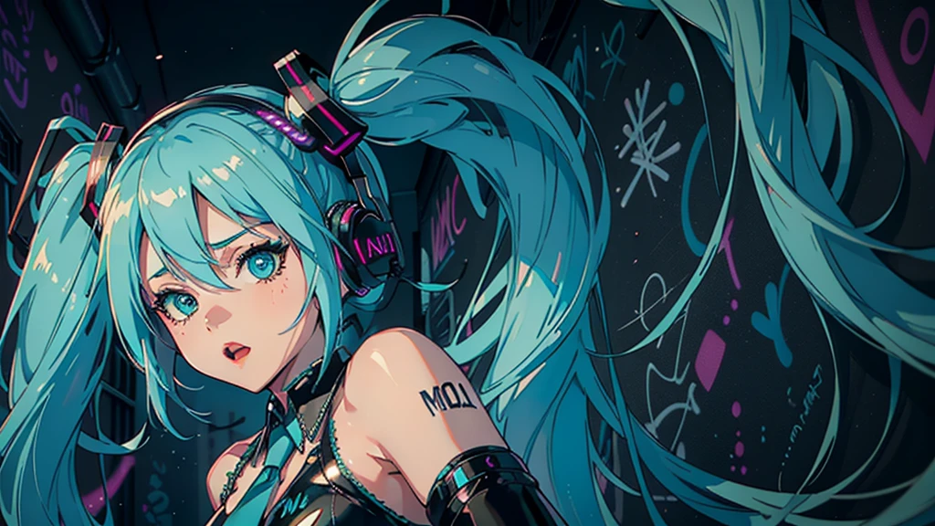 highest quality, Best image quality, girl, 20 years old, medium bust, plump breasts, sparkling amber eyes, aqua eyes, eye reflection, long upper lashes, (((rainbow hair))), long messy hair, Wavy, Top ponytail, ((Black  sexy strapless short tube top)), leather jacket, (white denim hot pants), ((Black thigh socks)), Smile, glowing headphones, Diamond earrings, wristband, necklace, ring, ((squat on the chair)), in front of a computer, Playing video games, Leaning forward, Open one shoulder, elated, naughty face, Look at the computer, light blush, beautiful art, background((Hacker Room, Server room, neon lights, braces, notebook)), flight, Debris flying, writing border depth, Movie, visual art, Perfect art, real, Verism, anime style, glowing light, cinematic lighting, chiaroscuro, ray tracing, 8K, masterpiece, super textured skin, super detail face, perfect face, Super fine facial details, beautiful and delicate eyes, perfect eyes, correct limbs, correct figner, super detail figner, best hair quality, best clothing quality, best prop quality
