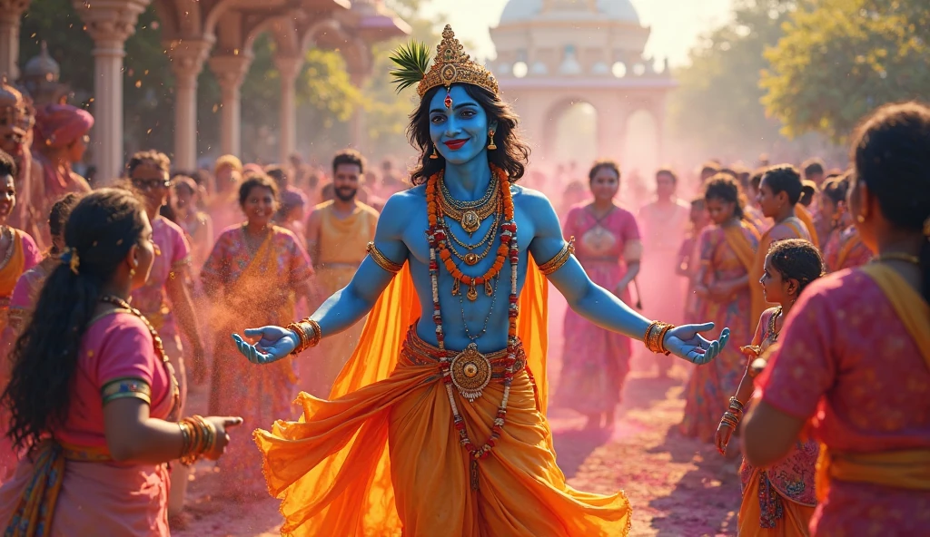 Happy brindaban in Krishna time
