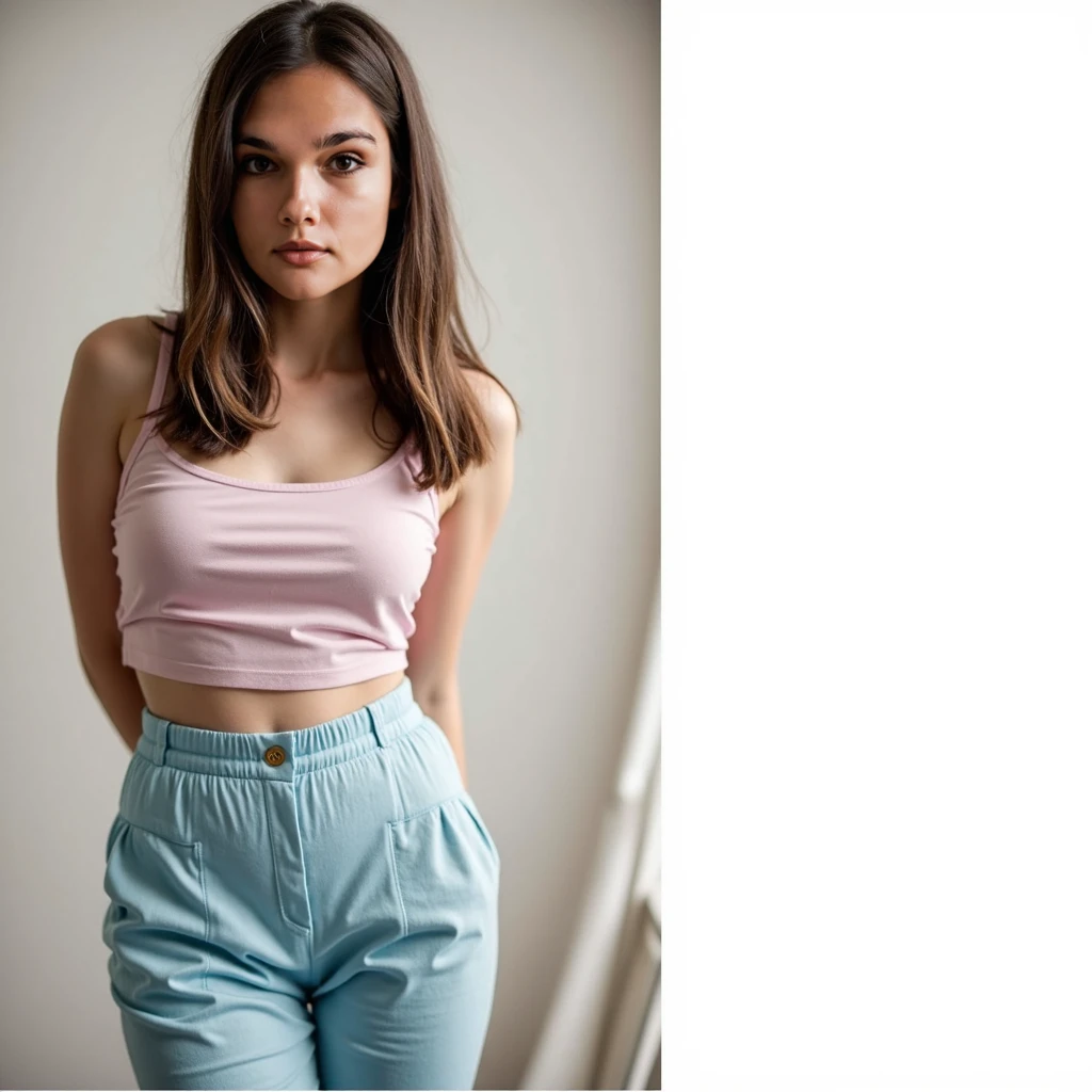 photo of a 18 year old girl,dancing,happy,shirt,pants,ray tracing,detail shadow,shot on Fujifilm X-T4,85mm f1.2,sharp focus,depth of field,blurry background,bokeh,motion blur,<lora:add_detail:1>,<lora:LCM_LoRA_Weights_SD15:1>,