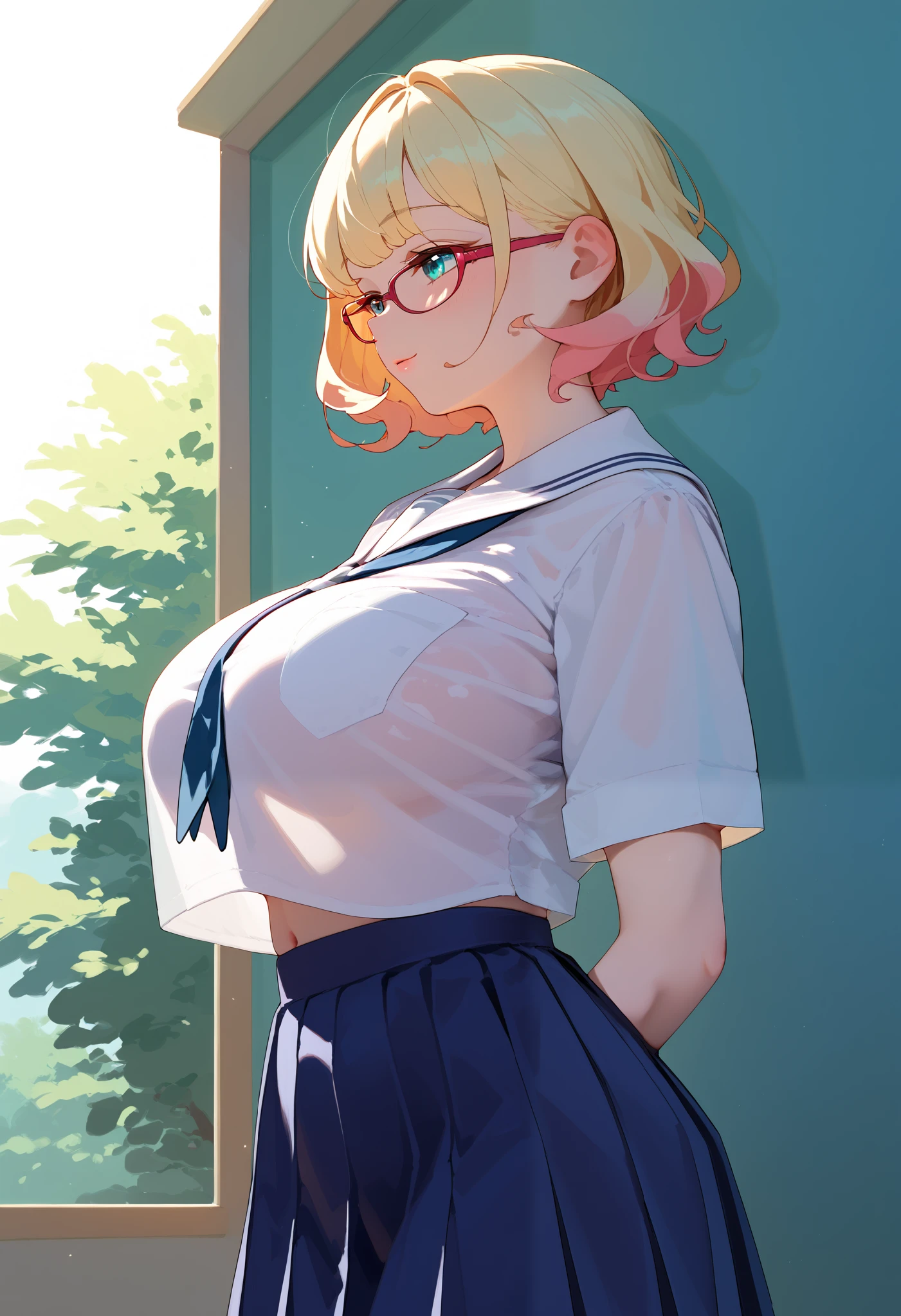 ((work of art)), ((best qualityer)), ((4K)), very beautiful and young girl,the short hem of shirts, Raise the hem of your shirt to show your belly, short shirt, white shirt, translucent camida, an extremely short skirt, Black Skirt, skirt a little transparent, pretty short skirt, the body would be on the coast, with a tight ass, very big ass, very big breasts, breast nipple showing on the shirt, the skirt doesn't cover the entire ass, ass showing, White-panties, calcinha bem fina, showing panties, very translucent panties, big ass and well pushed back. coastal body, com a very big ass aparecendo, shorter skirt e no nivel da virilha. Very translucent and thin panties, pantiesm tight, shorter skirt, 5 cm skirt, the hem of the skirt would be level with the crotch, her intimacy appears from behind too, a chubby intimacy.