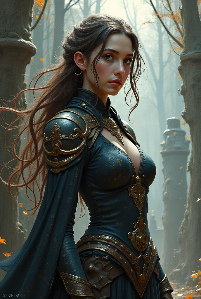 Beautiful painting of a perfect smiling female Succubus with small horns, a slender figure, large breasts, and shapeless, flowing long hair, adorned with an extremely baroque corset and lingerie that accentuates her sensual curves. (Upper body shot, arms crossed over chest)
This abstract beauty embodies near perfection with her pure form and dynamic pose. Her ethereal background adds an otherworldly quality to the composition, with deep dark shadows and strong cinematic lighting that casts intriguing back lighting. Concept art inspired by the masterful styles of Greg Rutkowski, John William Waterhouse, and Alphonse Mucha, this stunning work