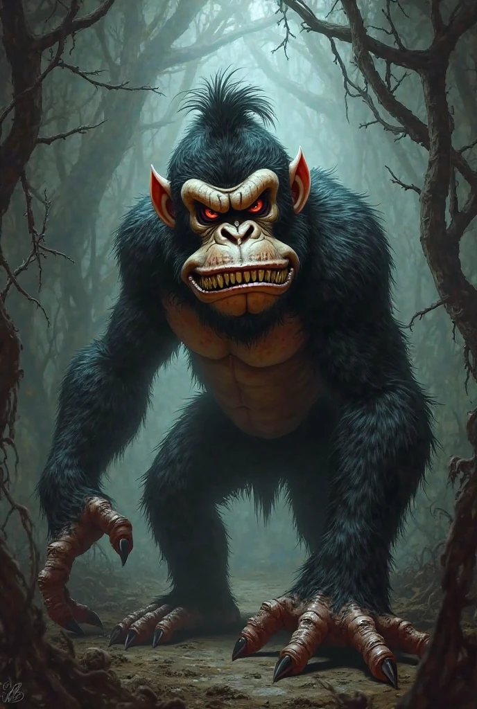 Mad monkey demon