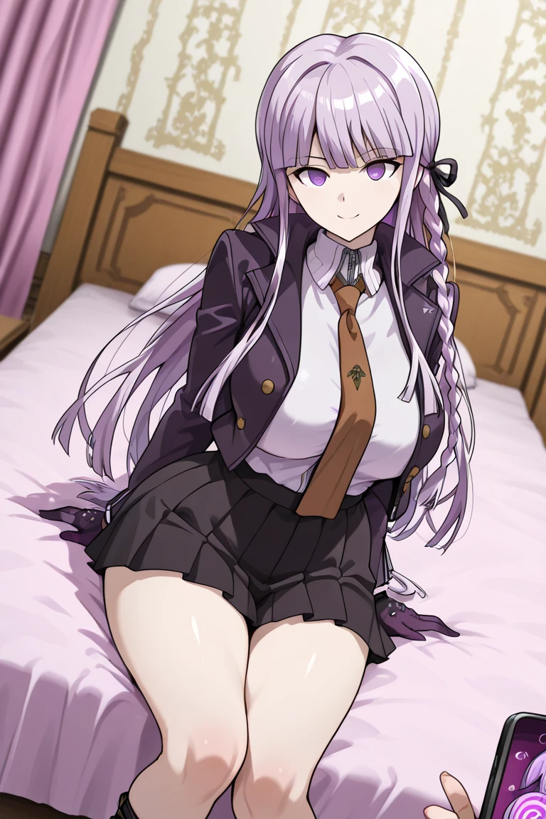 ((Correct Anatomy))、(Pleated mini skirt)、((Black knee high sock))、((Sweat))、 Cosplay、(((Sexy pose))),((Sleep on your back on a luxurious bed)),Ultra-high resolution, Mature Woman, Mature Woman, Very detailed, ((Beautiful legs)), Perfect hands, Detailed fingers, Beautiful fine details, (((School Uniform Costume)))、(Flashy lace string panties), ((Long Hair)),((Twin tails)),Black choker, Earrings,(Black knee high sock), (Big Breasts),Perfect Eyes, Seductive eyes,