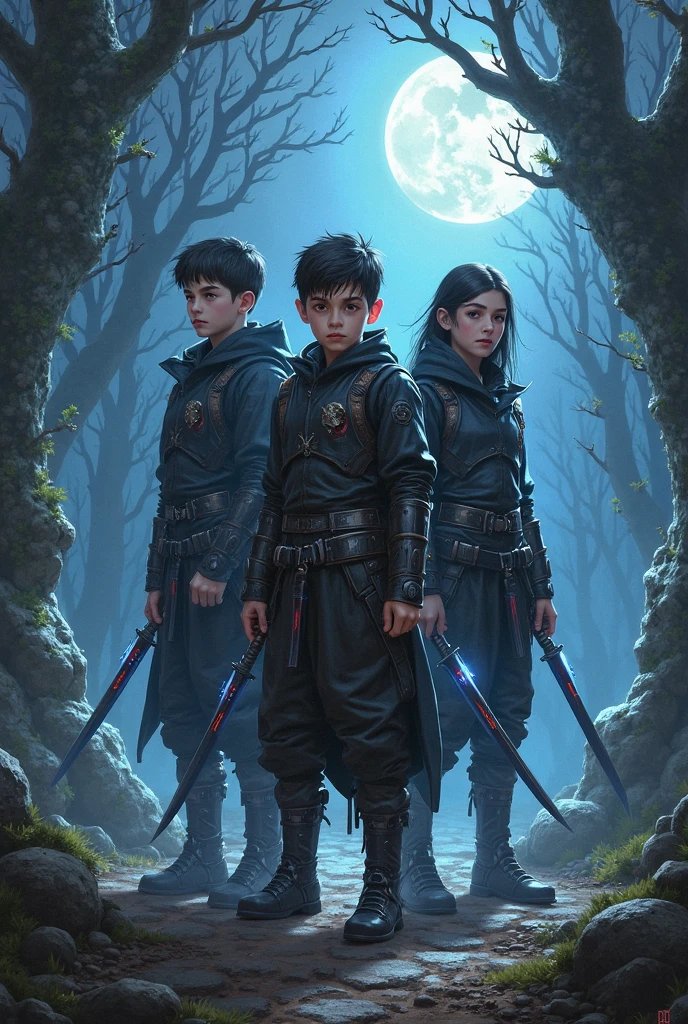 Create a team of boys heroes for black costume wallpaper