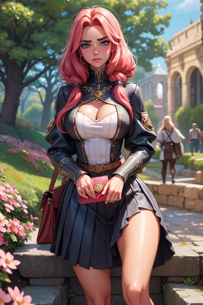 best quality,masterpiece,highly detailed,ultra-detailed, 1girl,<lora:neg4all_bdsqlsz_V3.5:-1>upper body,
outdoors, fog sky,
belt, pocket watch, holding weapon, saber, dynamic pose, fighting stance, victorian industrial cityscape, clock tower, cleavage cutout, center opening, corset, hair ornament,
<lora:Pastels_last:1> <lora:pastelcolor_last:2>
multicolored hair, colored inner hair,
<lora:steampunk_last:2>
<lora:EnhancedDetail:1>
by steampunk art, fantasy art,Pistol bag, unreal engin 5,octane render,(2D:1.2), digital painting, artstation, concept art, smooth, sharp focus,art by ross tran and greg rutkowski and alphonse Mucha and Bak Karol