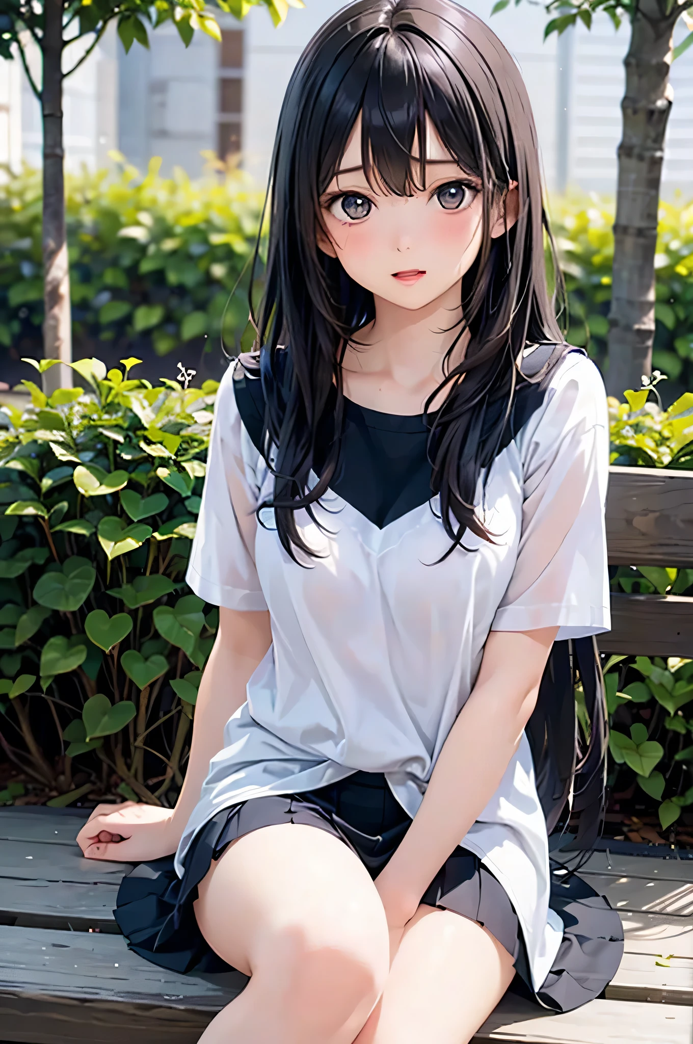 Don't look back in anger, 19year old girl, beautiful shinning eyes