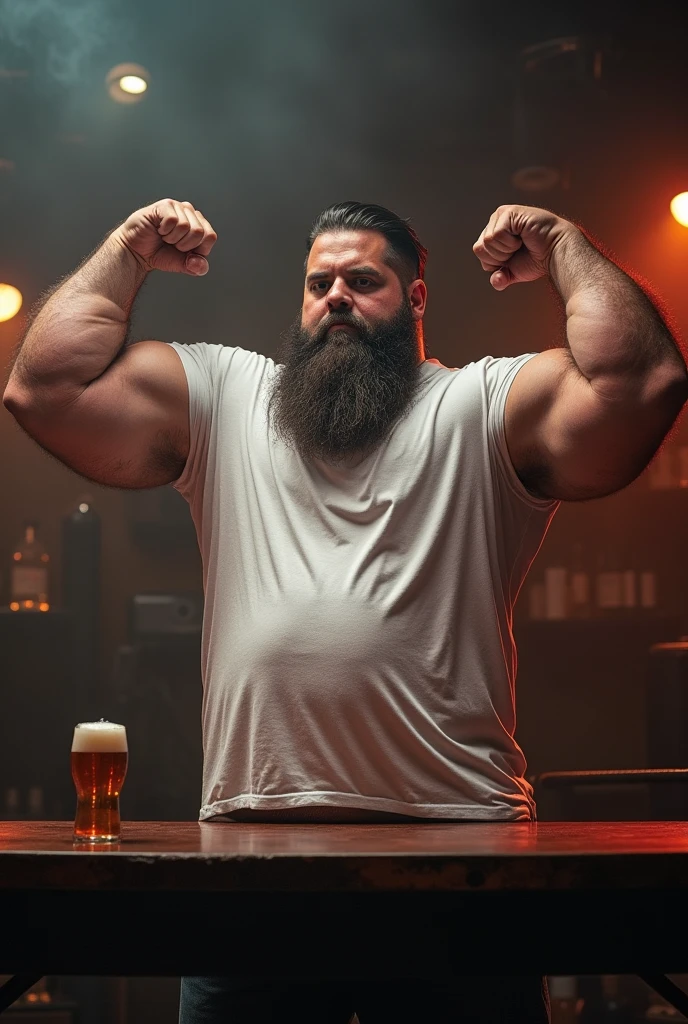 Take a photo of me with the title “Looking for the Master” and in the back appears a fat man with a beard and beer in hand