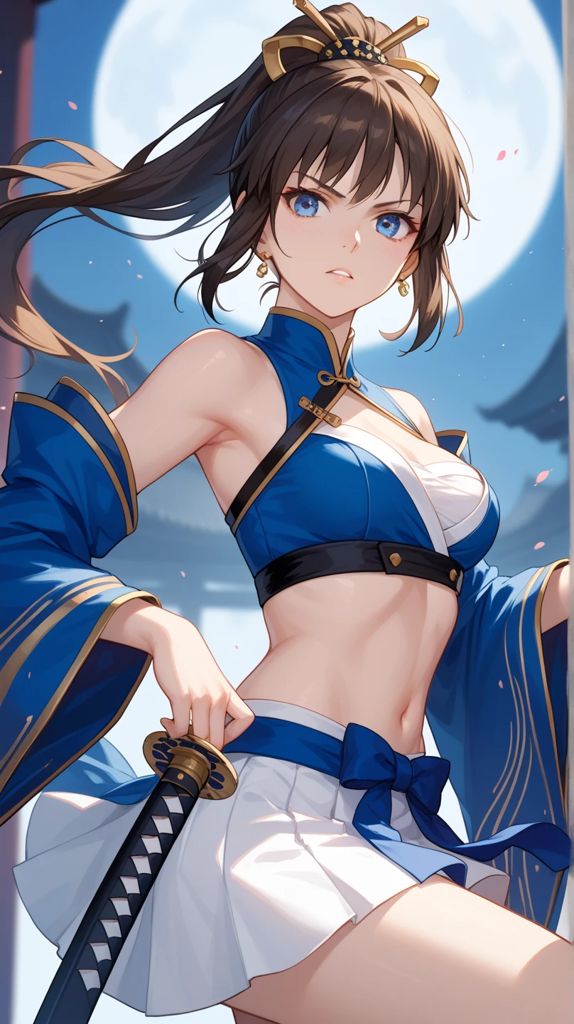 Chun-Li (Chun-Li) The physical characteristics of are as follows::
Hairstyle: Black hair tied up in two buns、Tied with a white ribbon。The buns are tightly packed together、Doesn't get confused even during battle。The ribbon is shiny、It brings out her femininity。
eye: 大きなアーモンド形の茶色のeye。eyeは深く澄んでおり、There is a sharp light of determination in his eyes。長いまつげがeye元を引き立てている。
Facial features: High cheekbones and sharp jawline。High nose bridge、全体的に整ったFacial featuresであり、The mouth is well shaped。Thin eyebrows are arched、Gives strength to the face。
Skin color: With light skin tone、Smooth and healthy shine。Day々のトレーニングによる適度なDay焼け跡が見られる。
clothing: Traditional blue cheongsam(Qipao)Wear。The dress fits the body、The gold trim adds a touch of luxury。The dress has deep slits on both sides.、Allows for freedom of movement during combat。Embroidered on shoulders and chest、It represents a cultural background。
accessories: He wears black spiked bracelets on both his arms.。The bracelet is made of metal、It contributes to strengthening defense and attacking power during attacks.。She has small gold earrings in her ears.。
Body Type: 筋肉質で引き締まったBody Type。Her thighs are especially well developed.、It allows for powerful leg movements。The upper body is well-balanced and trained、Shoulder and back muscles are clearly visible。His abdominal muscles are ripped.、The tightening of the abdomen is noticeable。
height: about 170cm。The good style stands out、The posture is very beautiful。
body weight: Approx. 60 kg。Because there is a lot of muscle、見たeyeよりも重く感じられる。
shoes: Wearing white boots。The boots provide good ankle support、Designed for mobility and protection。The tip of the boot is reinforced、Add power to kicking techniques。