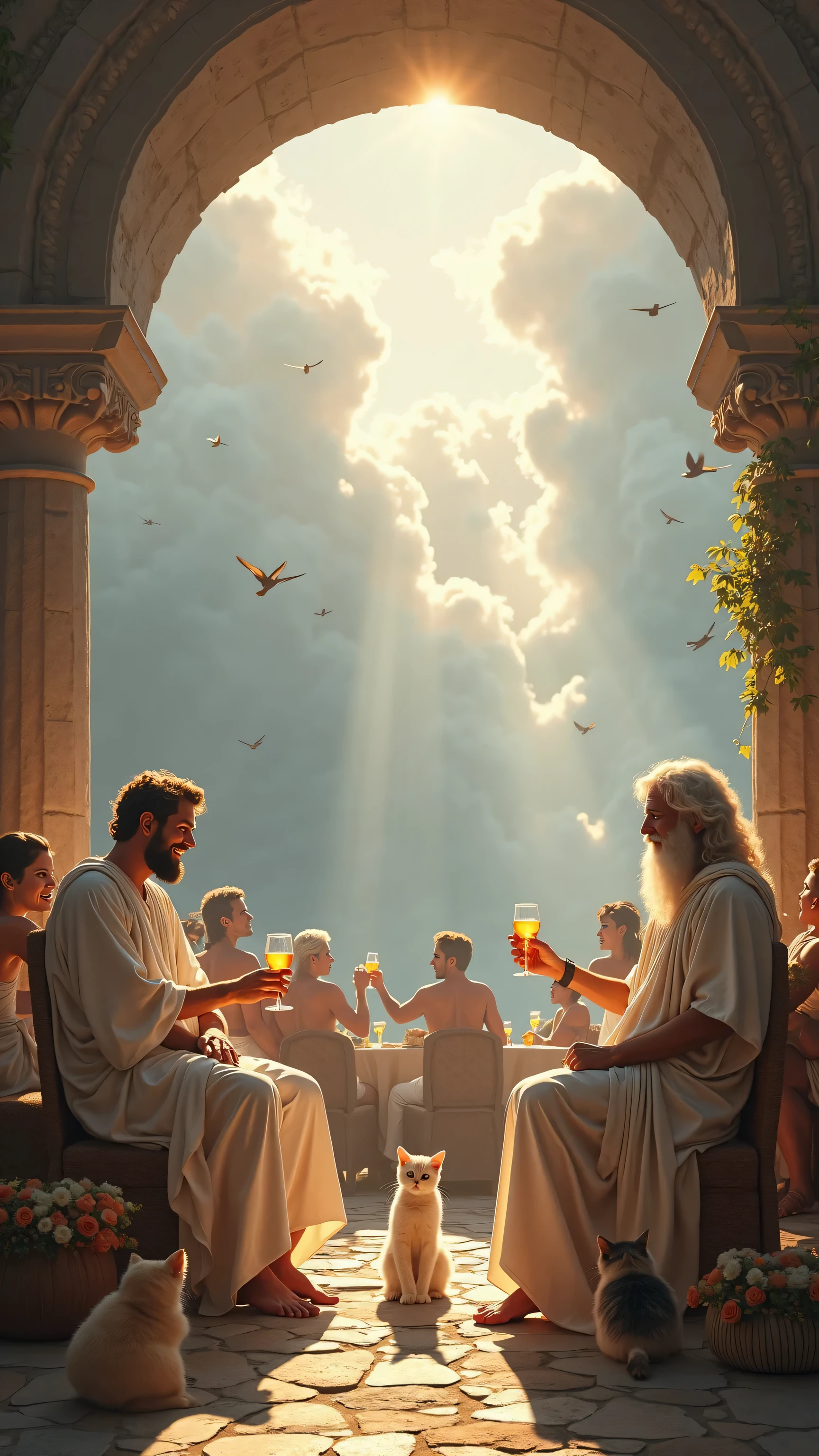 in ancient greece, The gods were at a party