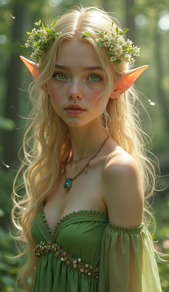 Girl, 20th Generation,Elf,Fairy,forest,Realistic Women,cute