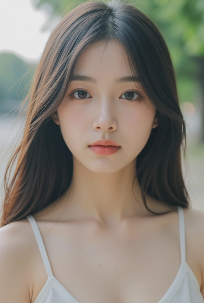 Ulzzang-6500-v1.1, (raw photo:1.2), (realistic:1.4), beautiful and detailed girl, very detailed eyes and face, beautiful detailed eyes, incredibly ridiculous, huge file size, very detailed, high resolution, very detailed, best quality, masterpiece, (((Japanese girls' high school))), (((simple blazer,pleated skirt))), (((The pattern of the skirt and tie is a tartan check pattern.:1.3))), illustration, very detailed, CG, unified, 8K wallpapers, amazing, fine details, masterpiece, best quality, very detailed CG uniform 8K wallpapers, my face shines, cinematic lighting, 1 woman, , ((dynamic pose))), (camel toe), (half), ((pantyhose)), ((Sit with your knees bent and your legs crossed.)), ((whole body))