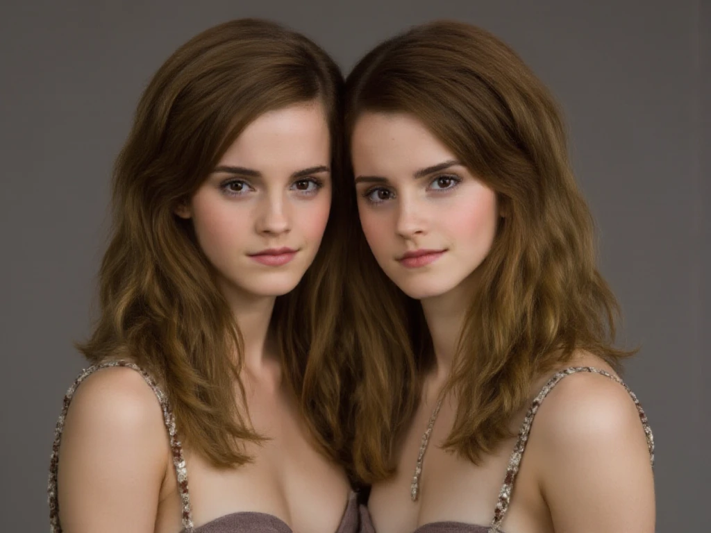 Emma Watson nue avec Bonnie Wright nue 