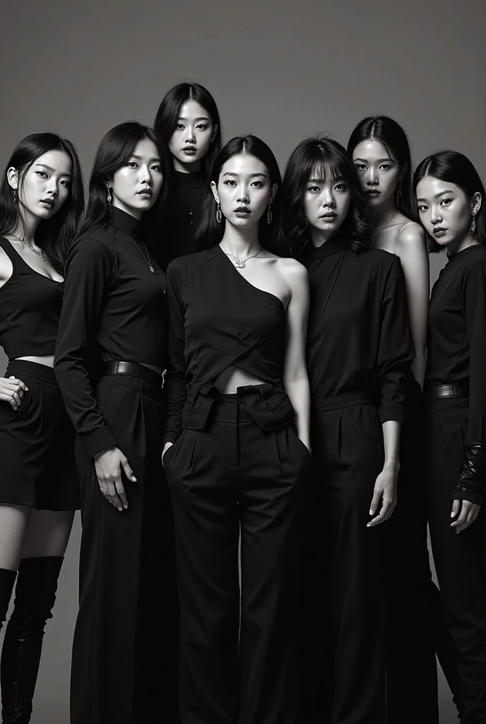 I&#39;m taking photos for a new concept album.. Korean four-member female unit。 It&#39;s a cool and stylish image.。 "Feel My Rhythm"