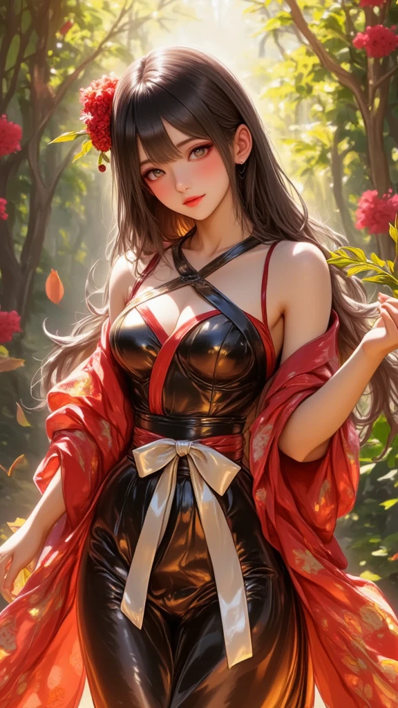 Yes_Shrine maiden, ((Bare shoulders)), ((Full breasts)), ((The skirt is very short)), ((Sexy legs)), ((Shot in the knee)), ((permanent, Elegant Posture)), beauty, Practical, Fashion Girl, Red lips, Become a, Exquisite makeup, big eyes, beauty的, (best quality, masterpiece:1.2), Extremely detailed, (Practical:1.37), ((Random Scenes, Random shooting angle)), ((Sexy long legs)), Young and energetic, Charming model, (Exquisite eyes, Delicate lips), Show a bright smile, Create stunning girl images, warm color, Extremely saturated colors, Official Art, Extremely detailed的 CG, Unity 8K wallpaper, (High Dynamic Range :1.4), (Atmosphere),(Soft colors), (Natural skin texture, ultra-Practical, Soft Light, sharp),(Very detailed), night, moonlight