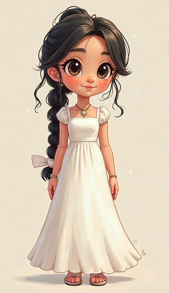 (masterpiece, White Miko Dress:1.2), billederสีน้ำ, Disney
Cartoon。 1 girl, alone, Big eyes, cute expressionhair
Double braid, Chiang Hai dress , Avatar , billeder, interesting , should
Interested in, Clean lines, , the human anatomy is correct