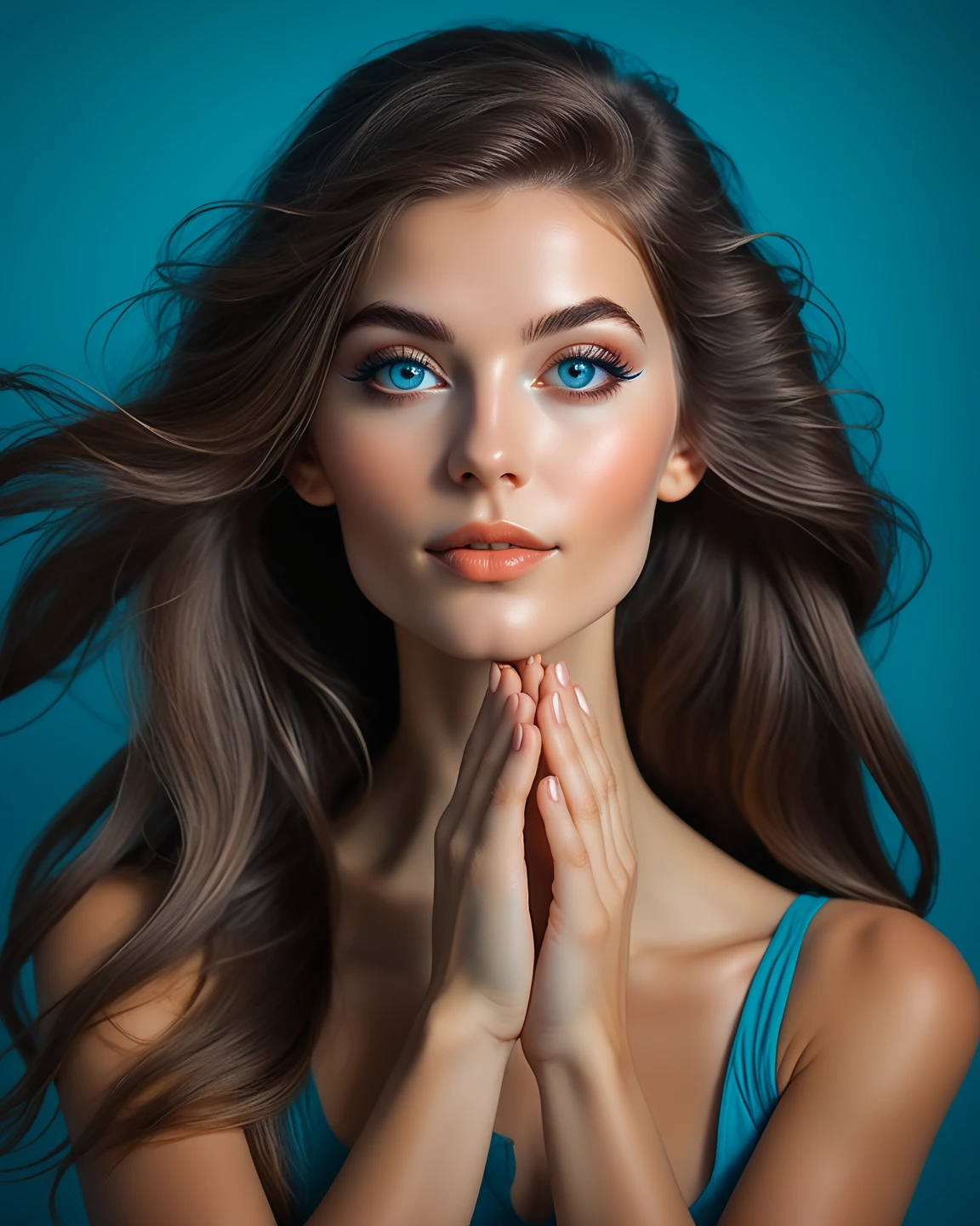 Colorful beautiful girl: a giru 28-years old, messy hair, oil painting, nice perfect face with soft skinice perfect face, blue yellow colors, light purple and violet additions, light red additions, intricate detail, splash screen, 8k resolution, masterpiece, cute face,artstation digital painting smooth veryBlack ink flow: 8k resolution photorealistic masterpiece: intricately detailed fluid gouache painting: by Jean Baptiste Mongue: calligraphy: acrylic: watercolor art, professional photography, natural lighting, volumetric lighting maximalist photoillustration: by marton bobzert:, complex, elegant, expansive, fantastical, <lora:rmadart3NoiseoffsetSD1_v10:1>, wavy hair, vibrant