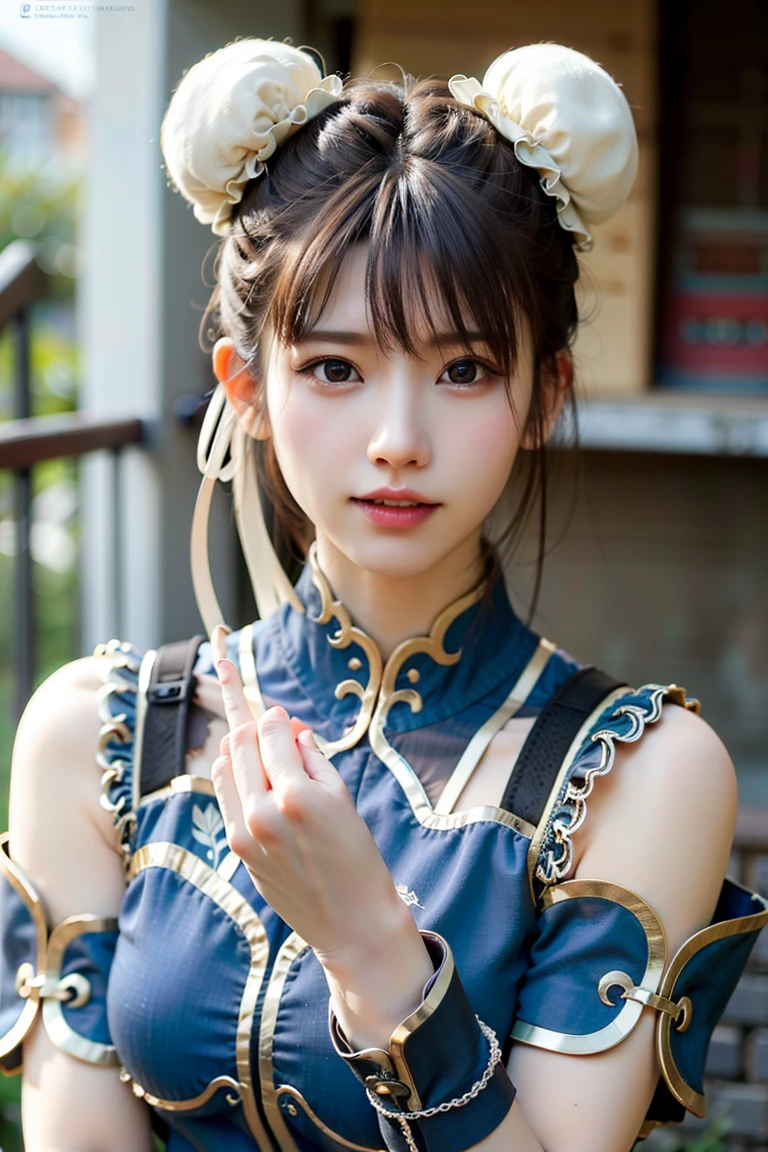 A cute two-dimensional maid character shines in the bright afternoon sun. Her innocent and cute appearance has a touch of gentleness and thoughtfulness, full of lively and cheerful spirit. She always obeys her hosts and goes out of her way to take care of their needs. Use a digital camera with a wide-angle lens to capture her playful expressions and charming eyes. The photo is presented in a bright and colorful style, showing her lively and cheerful personality and cute image. Like shooting on Kawaii Candy Dream film, with sweet and dreamy colors and textures. --auto --s2