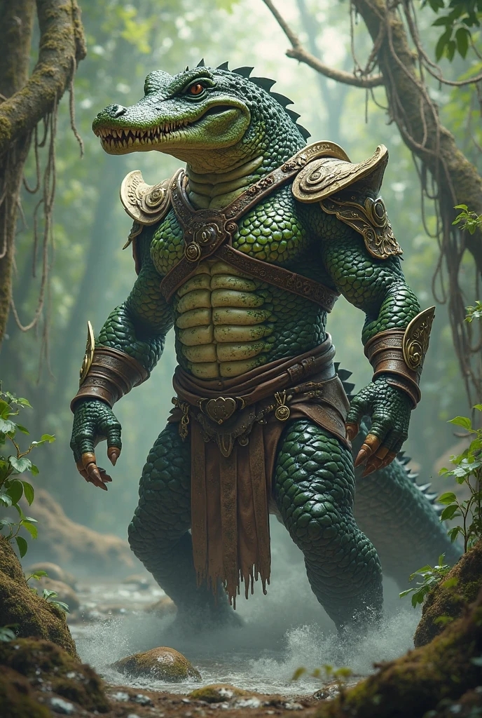 well what would the crocodile be like if animals were warriors