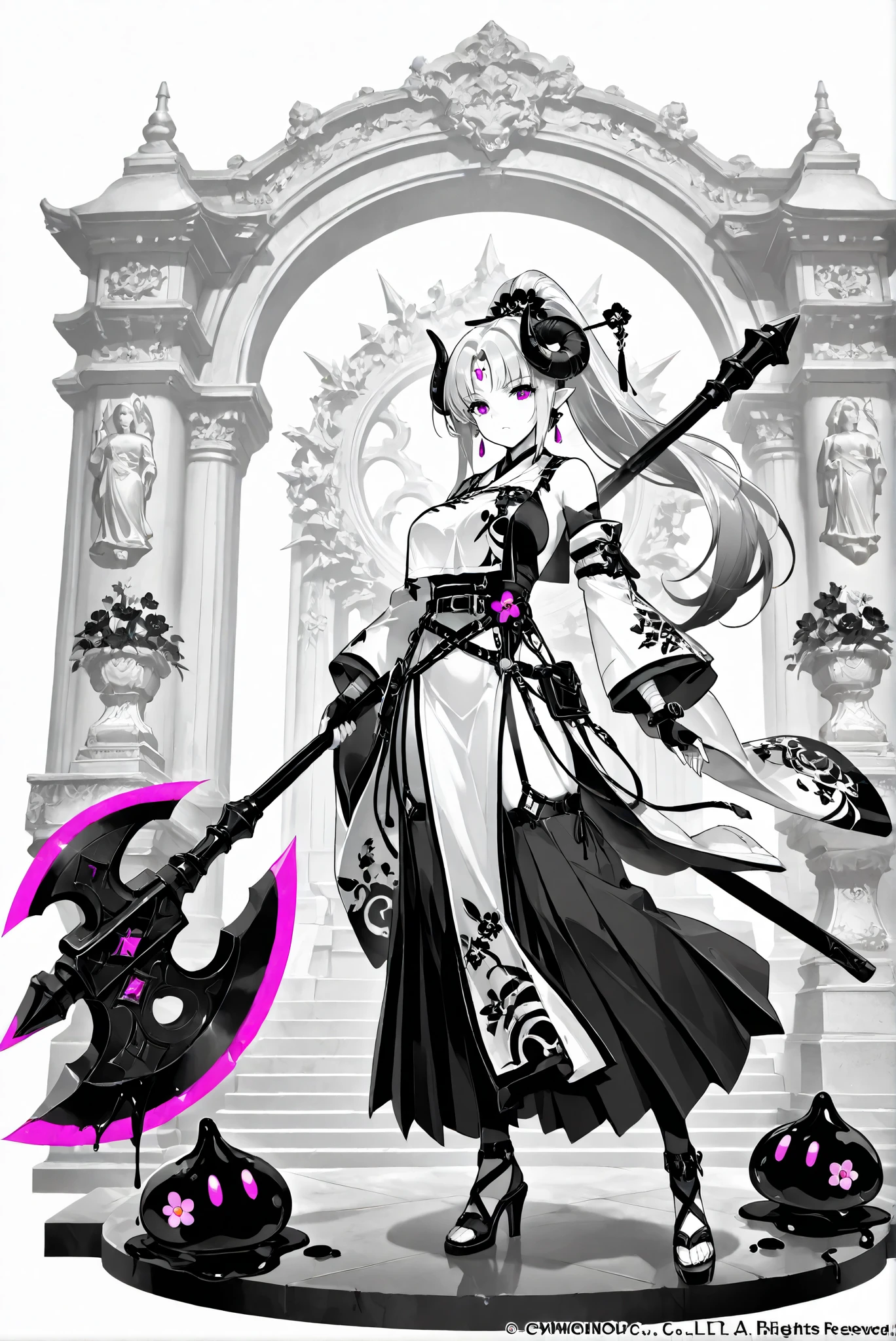 Uniform 0847,Jumpsuit,Breast Curtain ,dress,stockings, Pelvic Curtain ,(black Slime_Flower Battle Axe,,Flower Battle Axe, Grandstand,full body, high heels, front view,Statue, white background:1.7),孔high heels ,Oval/circling/prick/ 喇叭high heels ,,Limited Color Palette,Colorful, Vivid Colors ,Flashing Silhouette,neon,Black Light ,[watch, masterpiece, very beautiful , dress, backless dress, ,azsd, high ponytail, long hair, curled horns, pointy ears moonlight sword, sword, holding sword, glowing sword, greatsword, giant weapon ,azsd, high ponytail, long hair, curled horns, hairpin, forehead ornament, pointy ears, earrings, white kimono, detached sleeves, wide sleeves, bandaged arm, glove, fingerless glove, multiple belts, layered hakama, long skirt, or, sandals,一個擁有巨大的black Slime_Flower Battle Axe,black Slime_Flower Battle Axe,black Slime_Flower Battle Axe, Slime_Flower Battle Axe,Handheld Slime_Flower Battle Axe Slime_Flower Battle Axe, Slime_Flower Battle Axe, Slime_Flower WM
Rose Battle Axe,black Flower Battle Axe,黑色black Flower Battle Axe,Flower Battle Axe,手持Flower Battle Axe Flower Battle Axe, Flower Battle Axe,Make Battle Axe with Flowers,