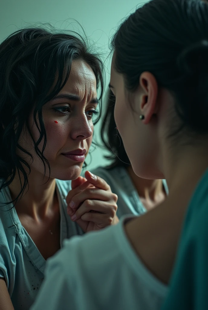 Woman suffering from depression after grieving a family member