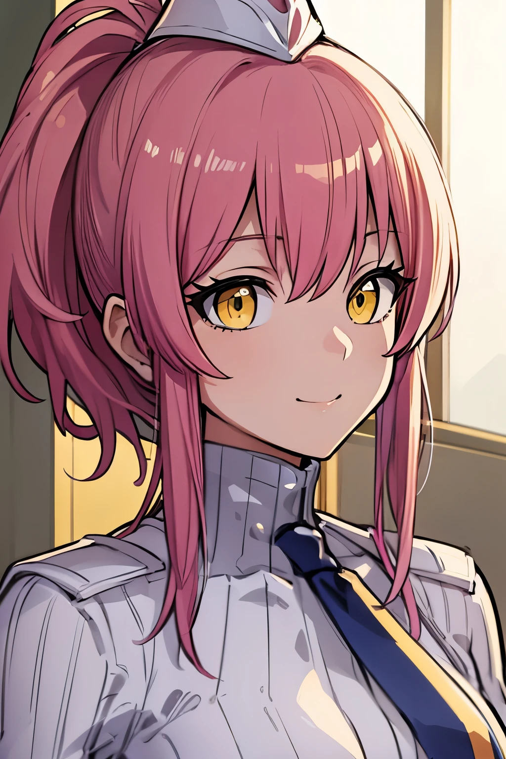 masterpiece, highest quality, (highest quality), (best illustrations), 8k,face close up,on the bed, {{{masterpiece}}}, {{{best quality}}}, {{Super detailed}}, {{very delicate and beautiful}},smile,DOLLSUIT,{{{best quality}}}, {{Super detailed}}, masterpiece, highest quality, (highest quality), (best illustrations), 8k,{{{masterpiece}}}, {{{best quality}}}, {{Super detailed}}, {{{best quality}}}, {{Super detailed}}, face close up, mika jougasaki, hair bow, long hair, pink hair, (yellow eyes:1.5), ponytail, hair ribbon,