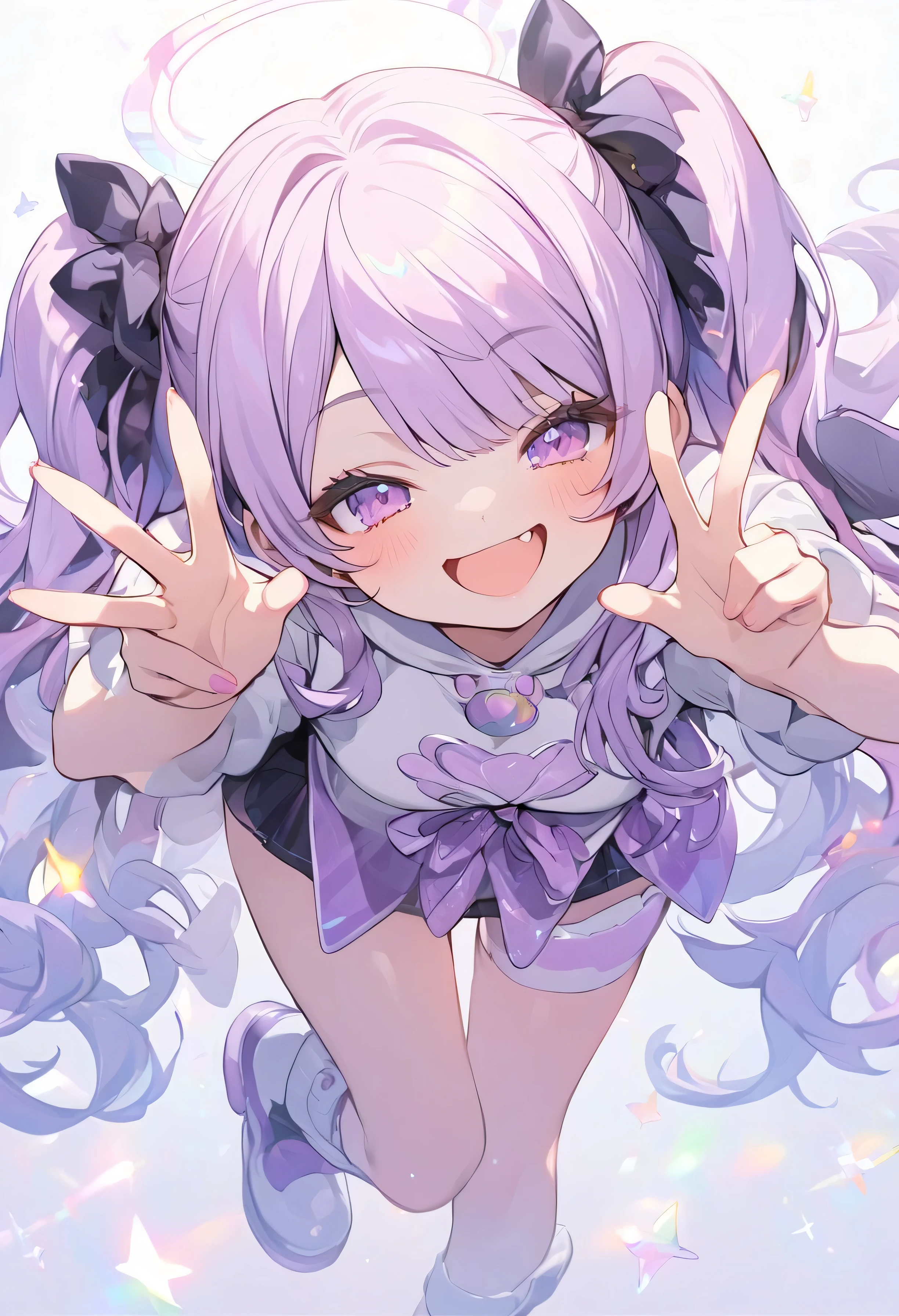 A sparkling sky with reflected light,Colorful confetti,Get into the celebratory mood with Kusudama and rice crackers,fluffy hair,rainbow-colored hair,white and gray and black and red,Happy with a big smile,He seems satisfied with the exaggerated reaction..,Autumn clothes,long-sleeve,long boots,Slightly red tide,