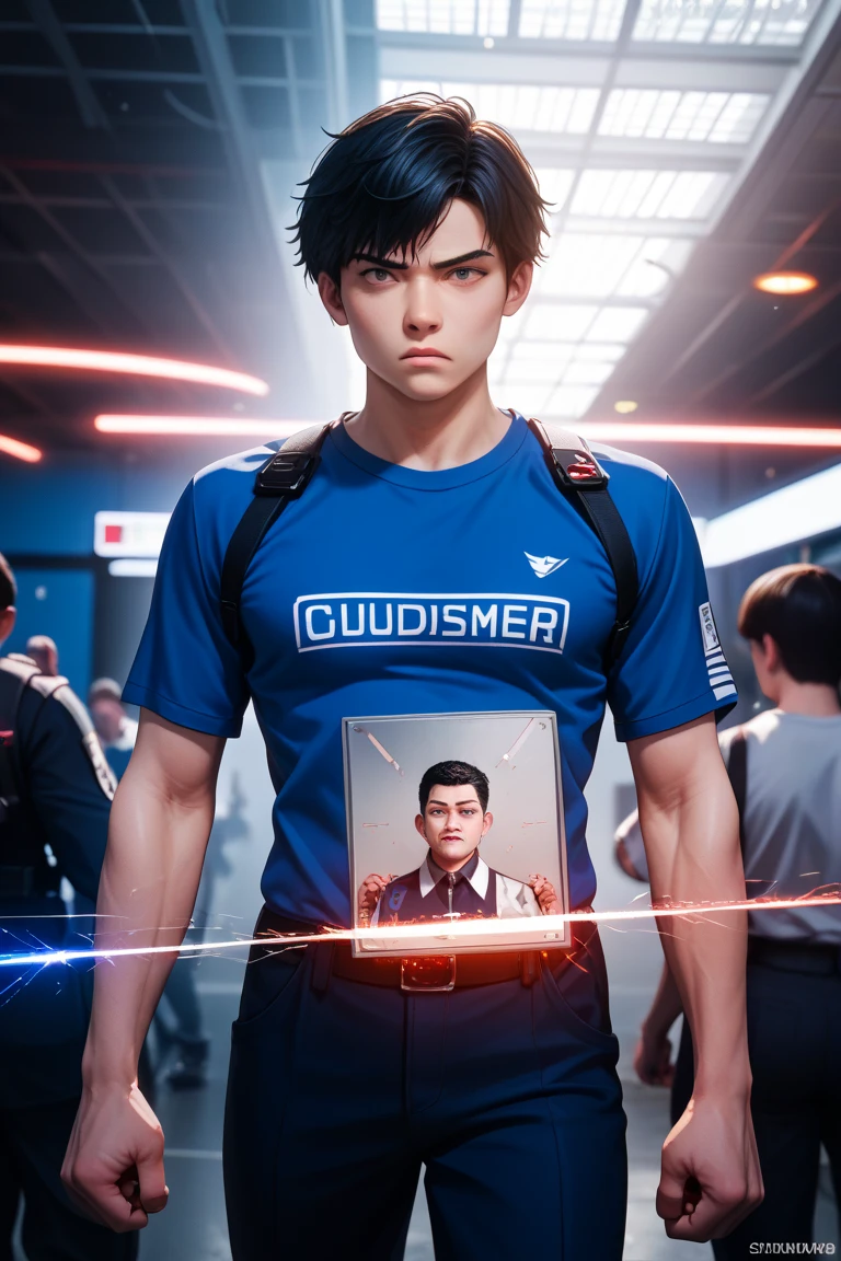 (Best Quality, Masterpiece), (Ultra Detailed Colors), 8K, Raw, Canon 5D, f/1.8, ISO 6400 Certified, Wide Angle, Realism, Movie, Poster, Photo, (detailed face), Three Taiwanese male doctor stand outside a city overpass, mature and handsome, wear doctor uniform and men's thongs, dazzler , taking selfies with their mobile phone. Three doctor's eyes looking at mobile phone. [sweating:1.2] Drooping sweat,